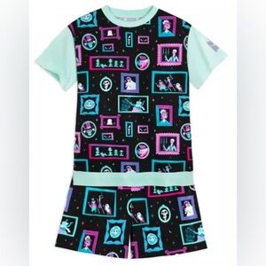 Limited Edition Disney Parks The Haunted Mansion Glow In The Dark PJ Set - Small